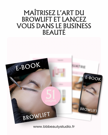 E-book browlift /teinture &épilation