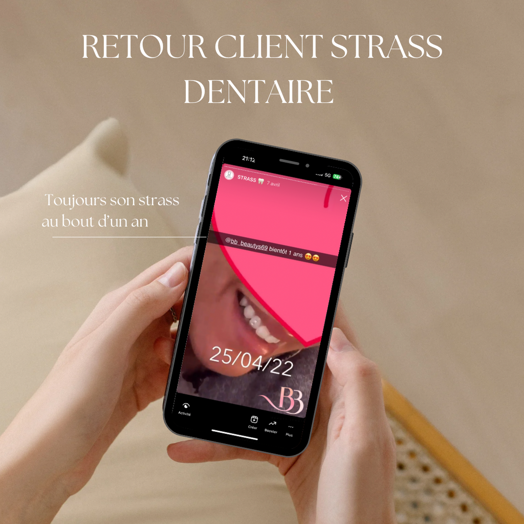 Colle strass  dentaire