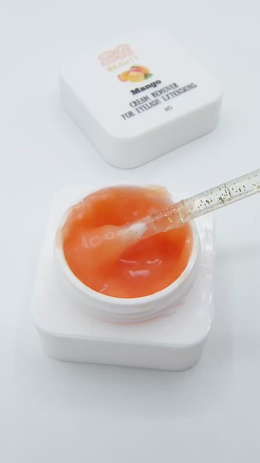 Crème remover cils|parfum mangue/citron