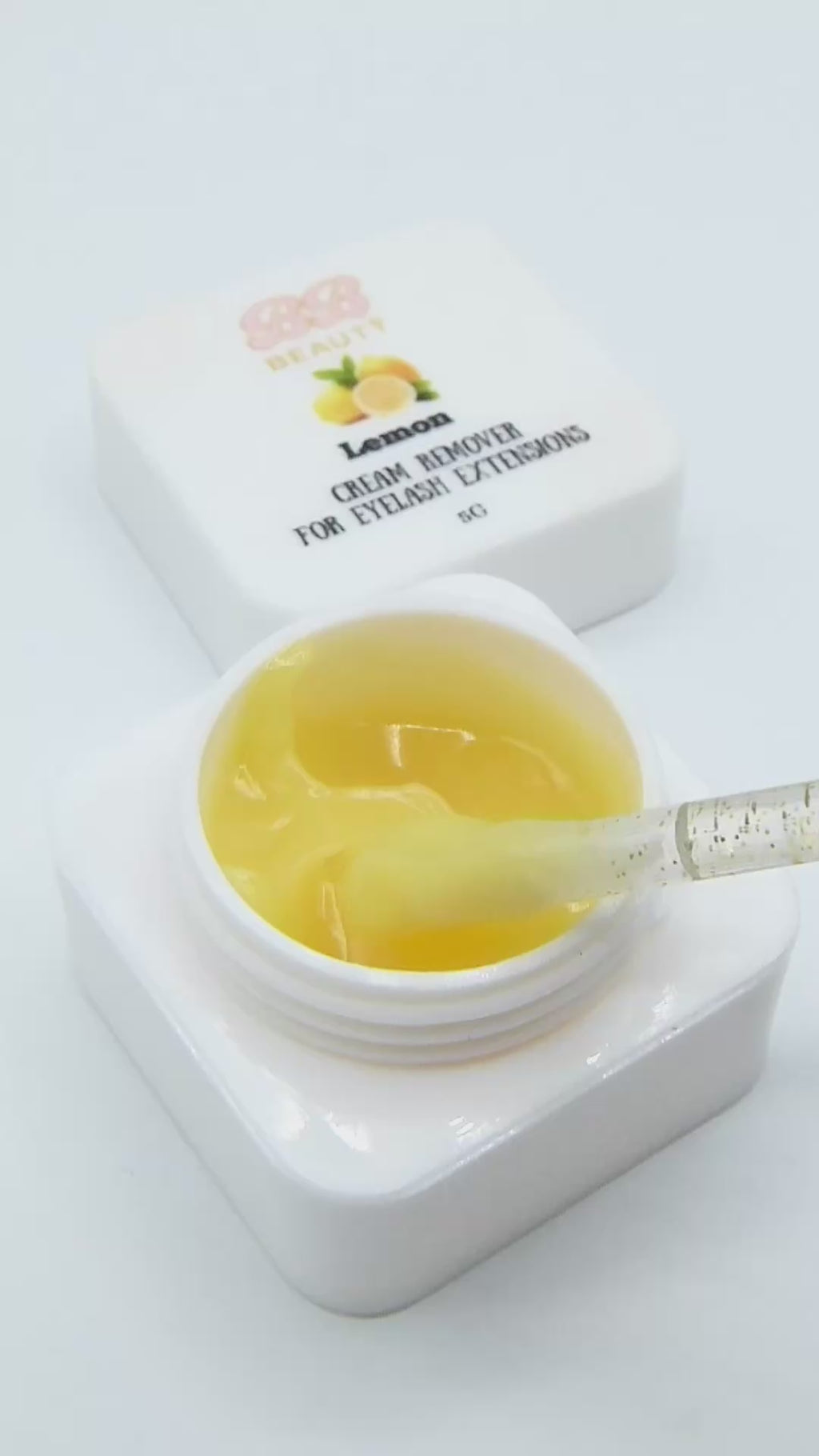 Crème remover cils|parfum mangue/citron